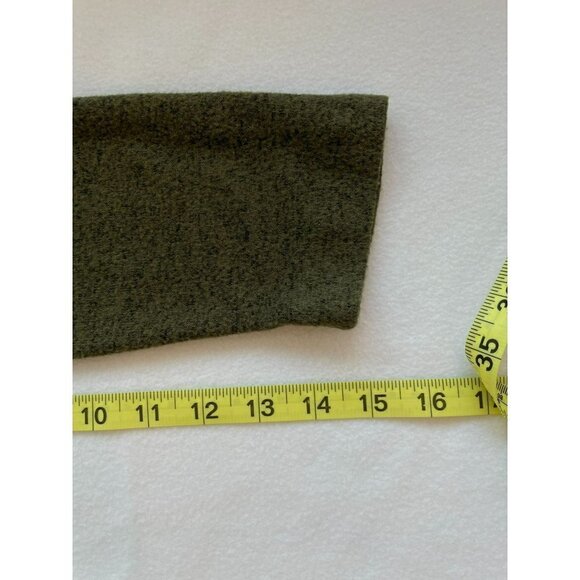 Old Navy Turtleneck Sweater Plush Tunic Extra Long Side Slits Women's Size Large - Picture 12 of 14